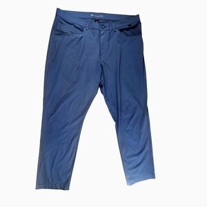 Travis Mathew Men Open to Close Golf Casual Pants Size 38 Eclipse Blue